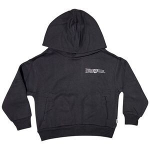 Crayola Color Lab Unisex Kids Fleece Pullover Hoodie w/ Pockets - Black